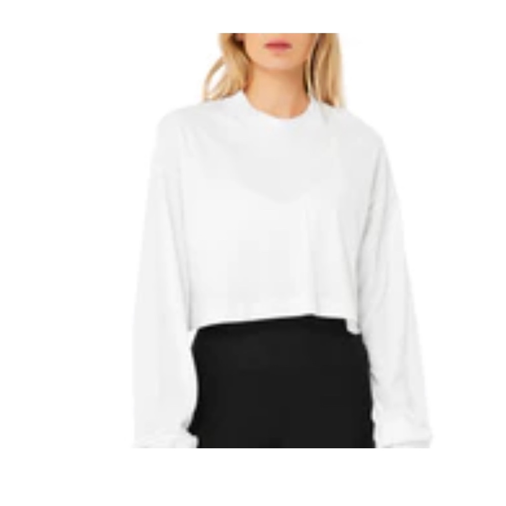 alo yoga it girl crop long sleeve